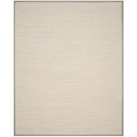 Safavieh Natural Fiber Large Rectangle Area Rug, Marble and Khaki - 11 x 15 ft. NF143E-1115